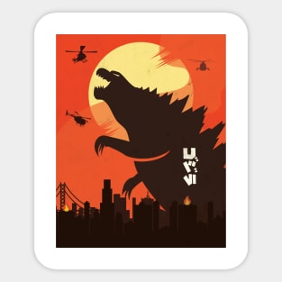 King of the Monsters Sticker